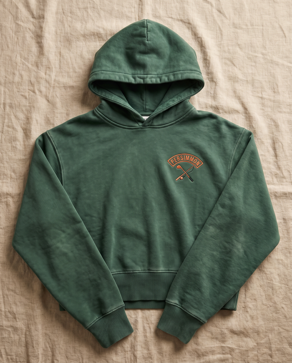 Women's Persimmon Cropped Hoodie