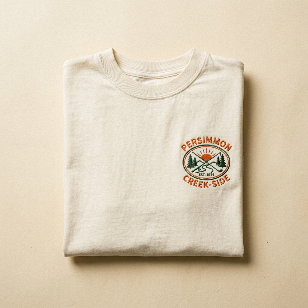 Creek Crest Tee flat-lay
