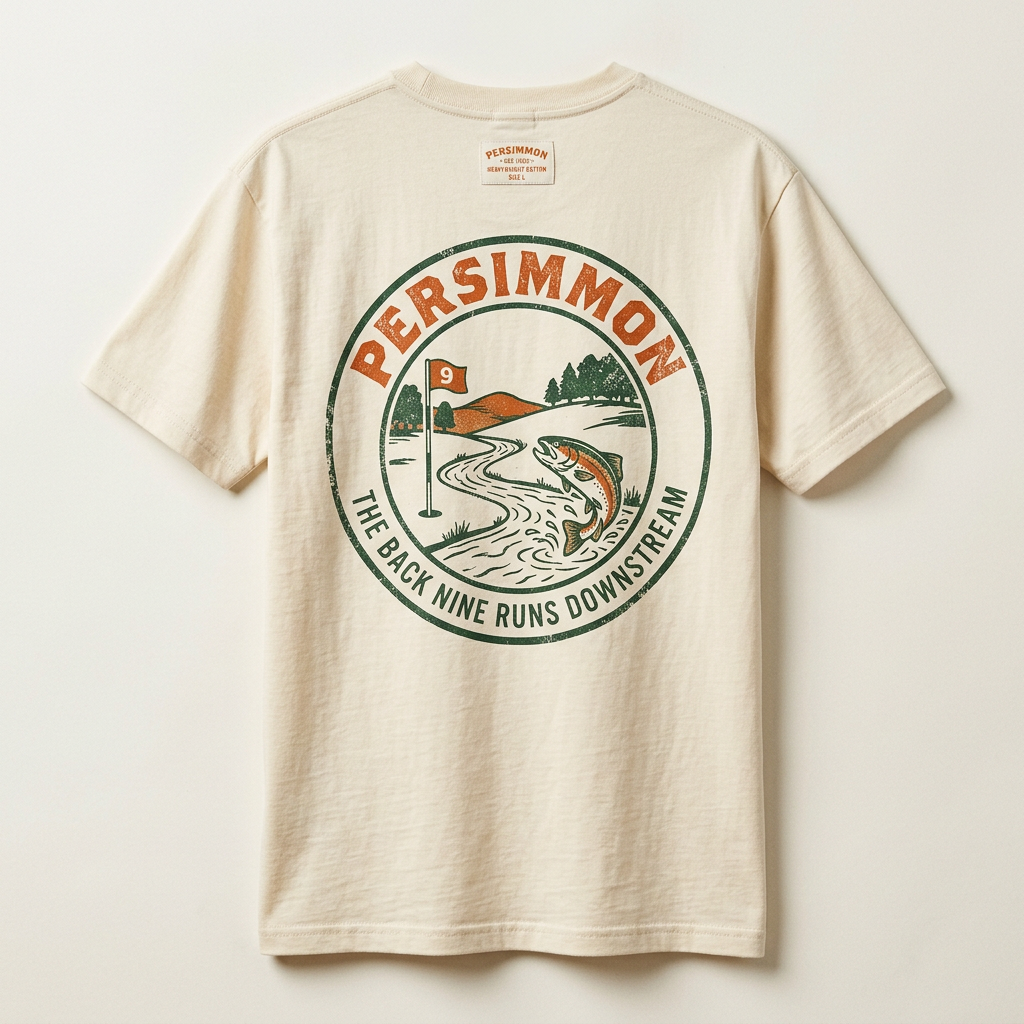 Creek Crest Tee back print