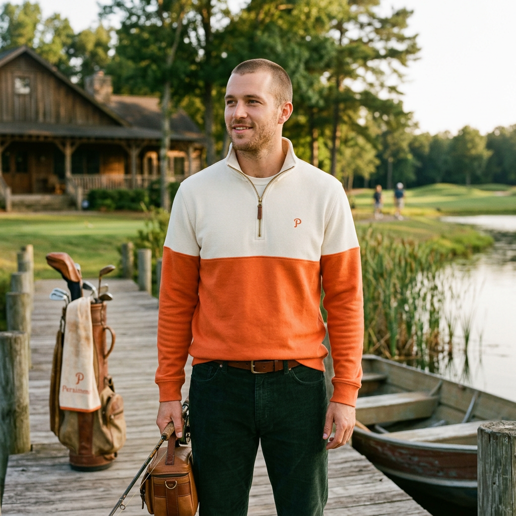 Clubhouse Quarter-Zip on model