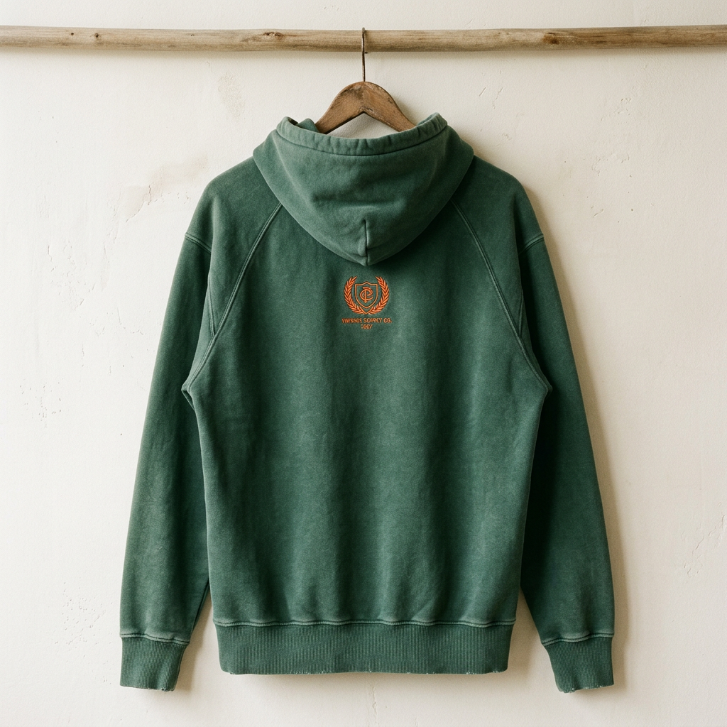 Persimmon Heavyweight Hoodie back