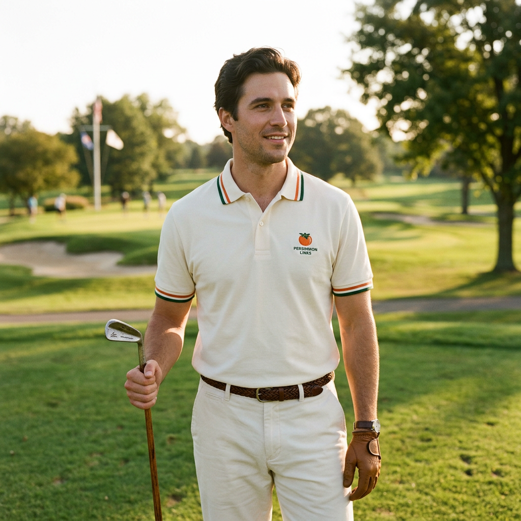 The Turn Polo on model