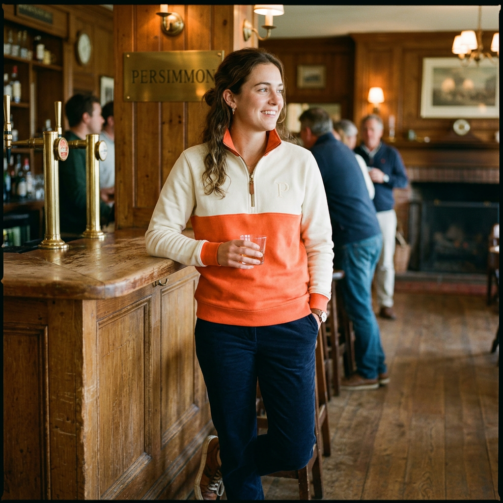 Clubhouse Quarter-Zip Womens on model