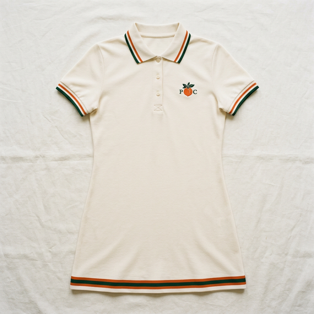 The Turn Polo Dress Womens flat-lay